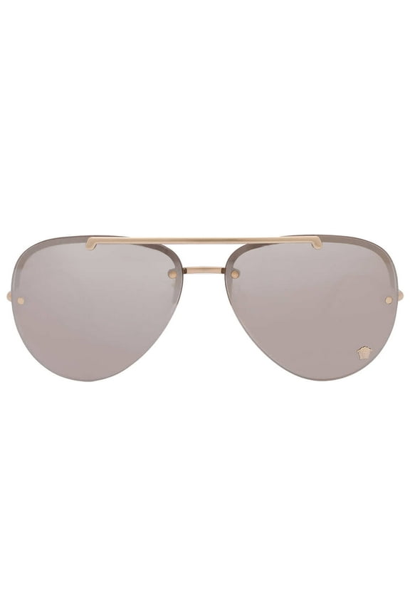 VE2231 12526G Pale Gold Lt Grey Mirror Silver 60 mm Women's Sunglasses