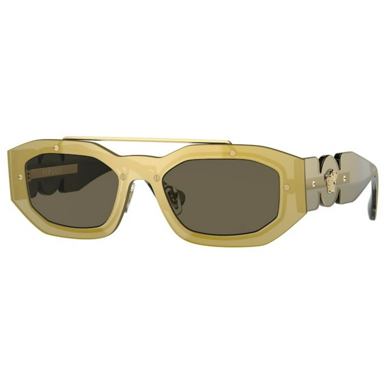 Versace gold top mirror sunglasses