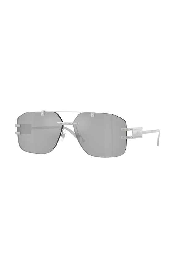 Sunglasses Versace VE 2275 10008V Silver Clear Mirror 80