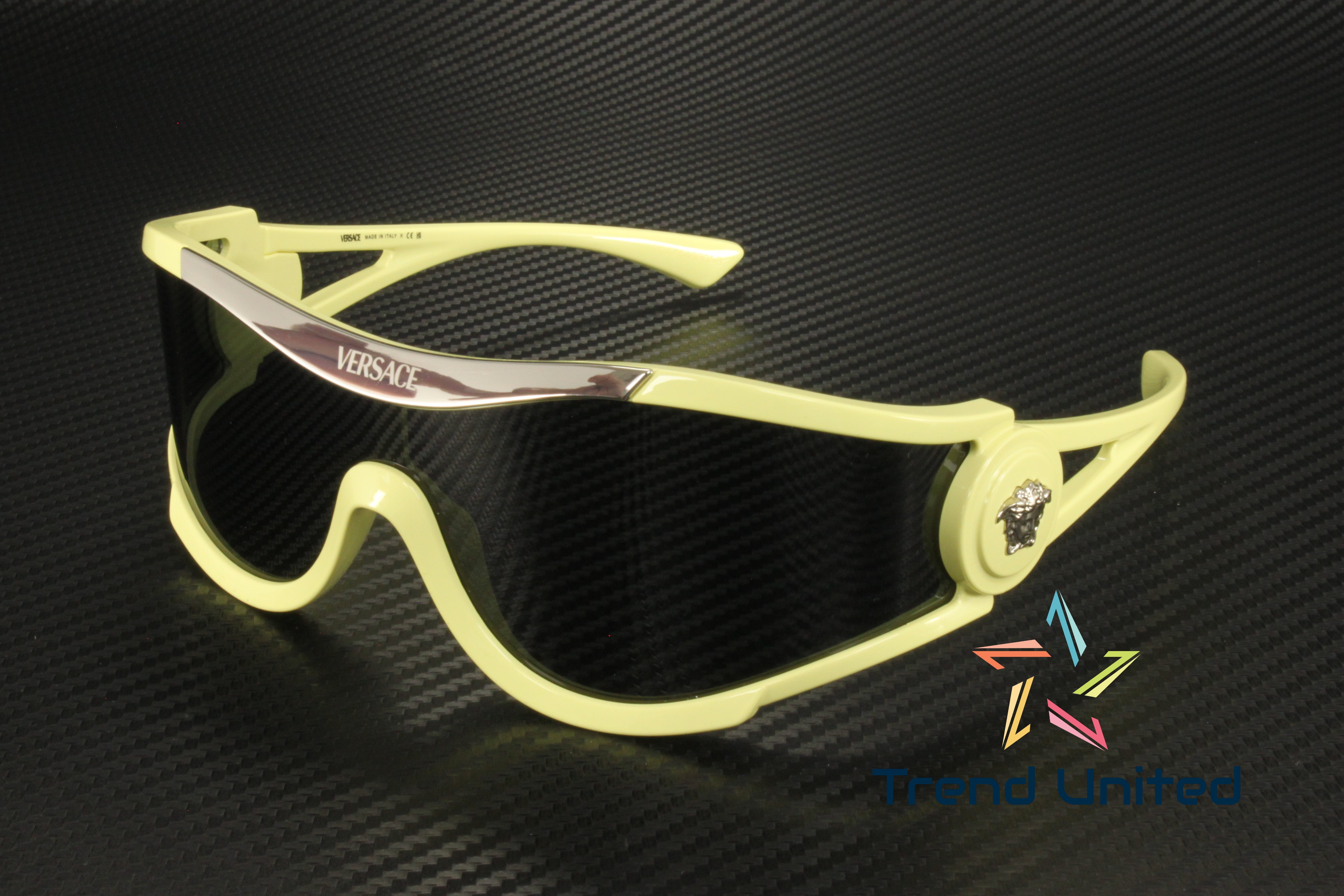 Final Price! Versace VE4475 548687 Yellow/Grey Sunglasses Versace VE4475 548687 Yellow Sunglasses for Men and Women  main image 3