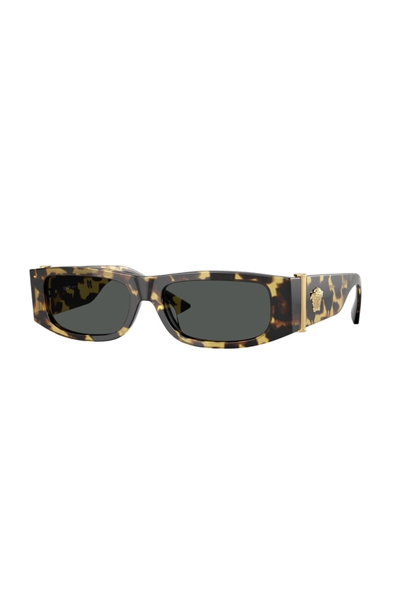 Sunglasses Versace VE 4476 U 777/87 Brown Yellow Havana Dark Grey