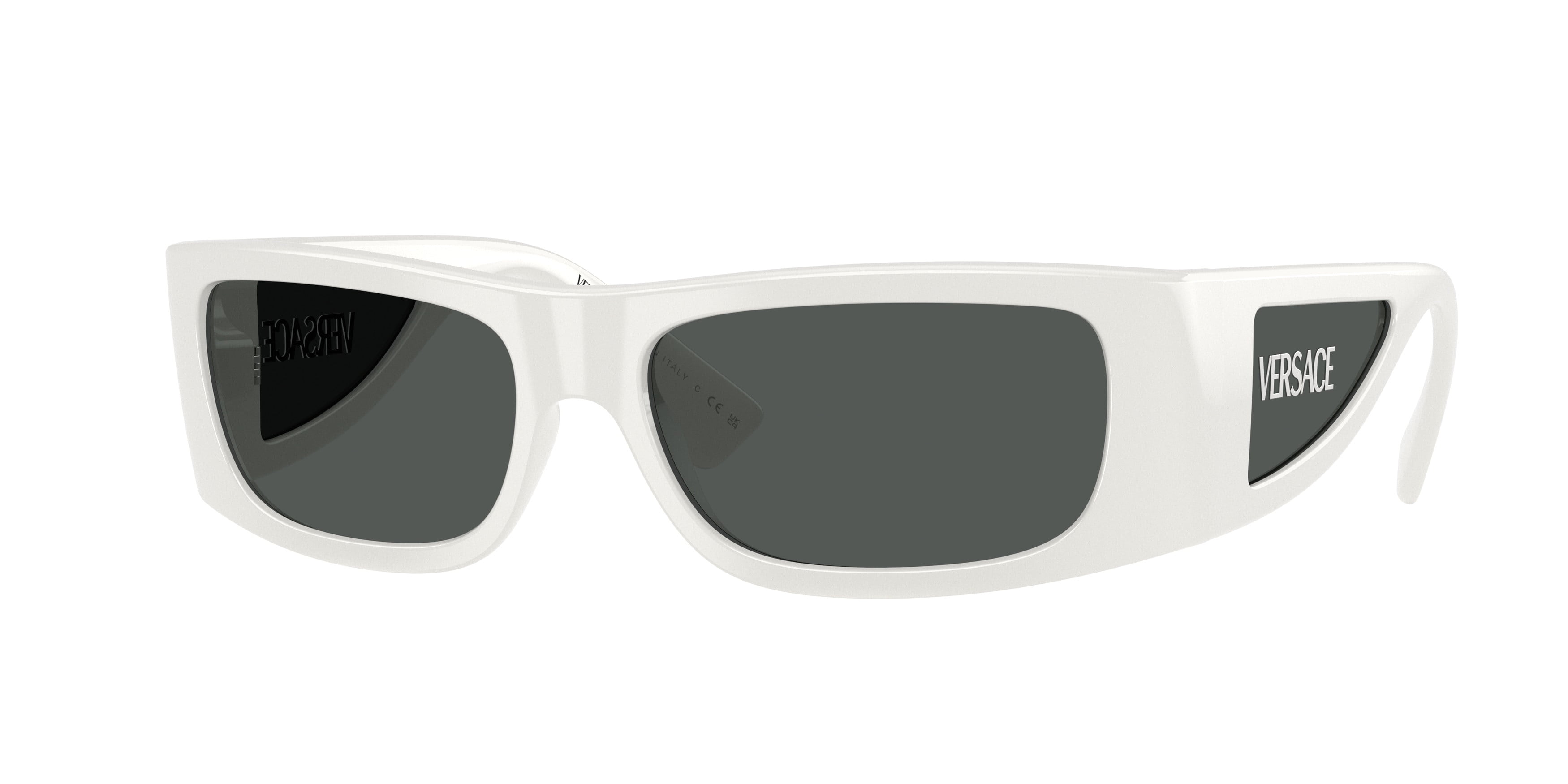Sunglasses Versace VE 4482 314/87 White Dark Grey - Walmart.com display picture 2