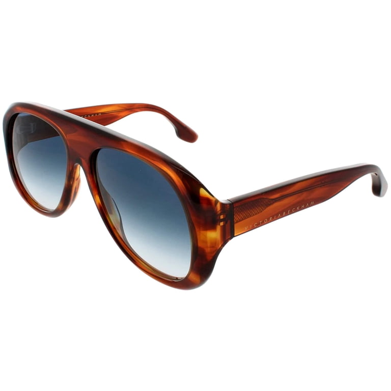 Victoria Beckham Gradient Brown Sunglasses Victoria Beckham Brown Gradient Pilot Ladies Sunglasses  main image 3