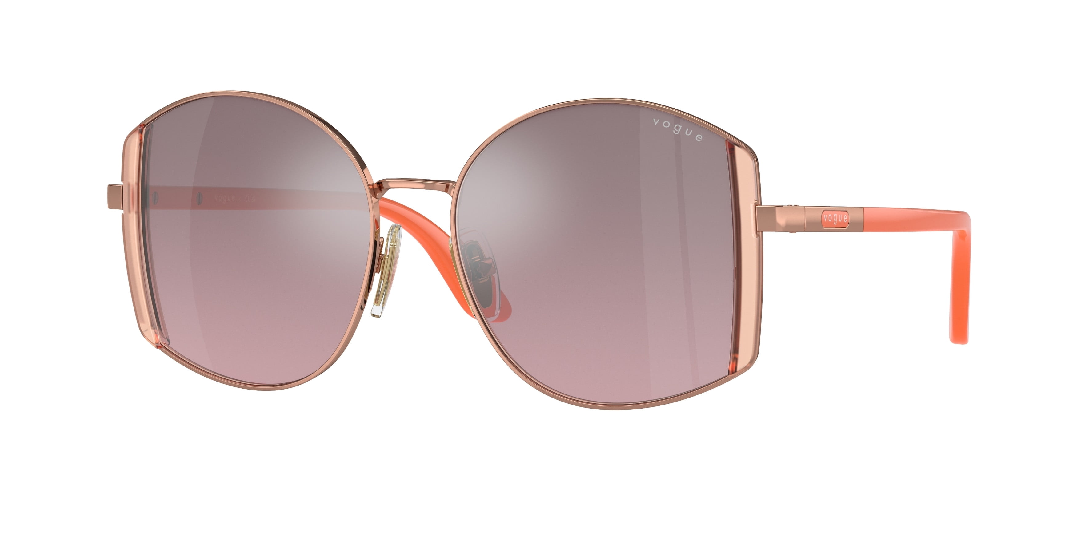 Sunglasses Vogue VO 4267 S 51527A Rose Gold Violet Mirror  display picture 1