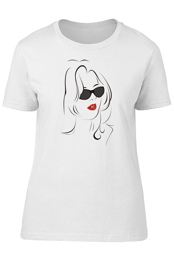 Sunglasses Woman Silhouette T-Shirt Women -Image by Shutterstock, Female x-Large