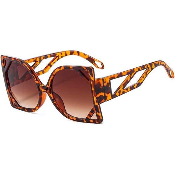 Sunglasses Women Big Frame Sun Glasses for Female Irregular Sunglass UV400