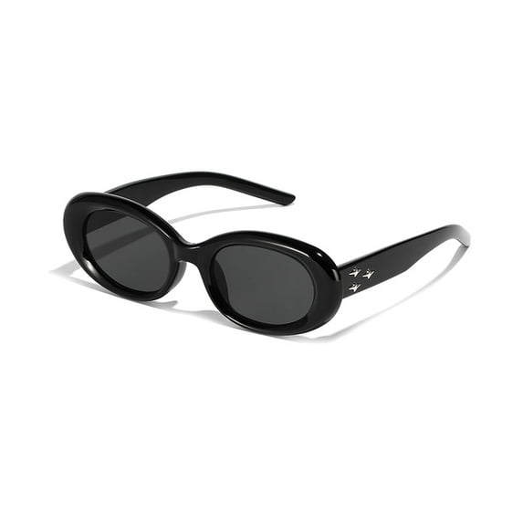 Sunglasses Women Girls Mirror Retro Stars Sun Glasses Y2k Star Luxury Vintage Shades Female Black Oculos