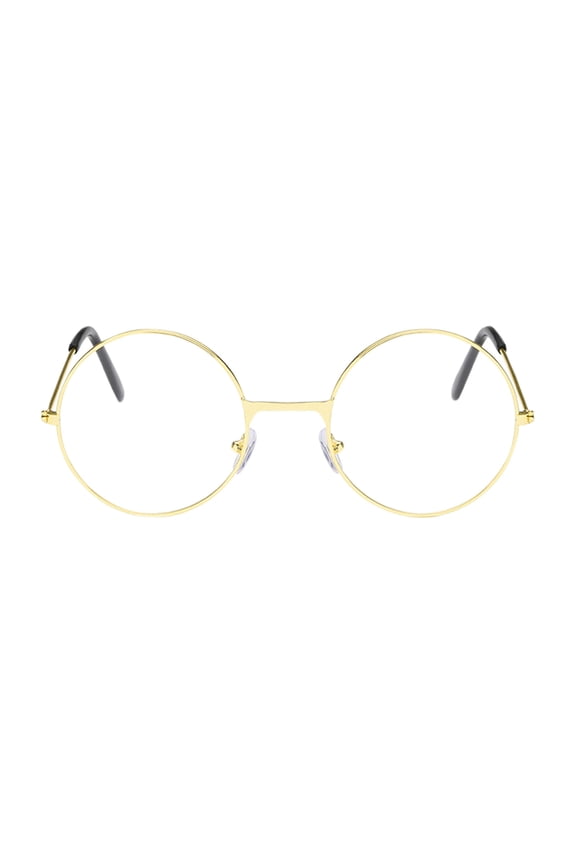 Sunglasses Womens Oversized Adults Metal Frame With Fashion Unisex Classic Mirror Rounded Retro Sun Glassesfor Women Gold