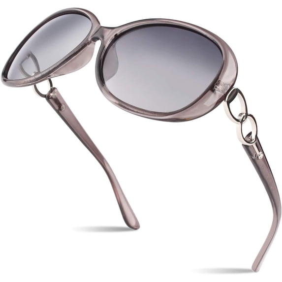 Sunglasses Womens Polarized Trendy Oversized Sun Glasses, Fashion Ladies Shades 100% UV400 Protection Sunglasses Big Frame