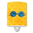 thumbnail image 1 of Sunglasses Yellow Polkadot Ceramic Night Light, 1 of 1