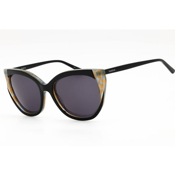 Bebe BB7253 001 56mm Butterfly Sunglasses Women's Jet
