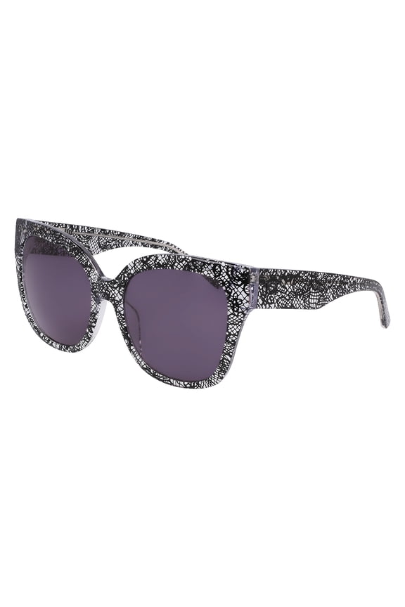 BB7248 011 56mm Butterfly Sunglasses Women's Jet Lace