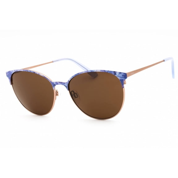 Bebe BB7244 770 57mm Cat Eye Sunglasses Women's Rose Gold