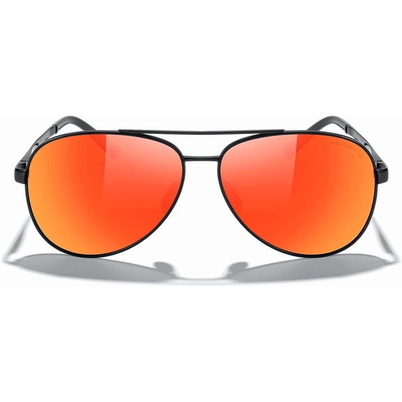 Sunglasses for Men Women -  Driving Sun glasses Mirrored Lens UV 400 Protection 58 MM