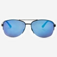 thumbnail image 1 of Sunglasses for Men and Women Trendy and Cool Sun Glasses, Retro Vintage Aviator Shades Anzio in Black, 1 of 10