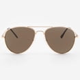thumbnail image 1 of Sunglasses for Men and Women Trendy and Cool Sun Glasses, Retro Vintage Aviator Shades Milan in Gold, 1 of 10