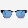 thumbnail image 1 of Sunglasses for Men and Women Trendy and Cool Sun Glasses, Retro Vintage Browline Shades Tivoli in Black, 1 of 10