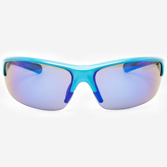 Sunglasses for Men and Women Trendy and Cool Sun Glasses, Retro Vintage Wrap Around Sport Shades Rome in Blue
