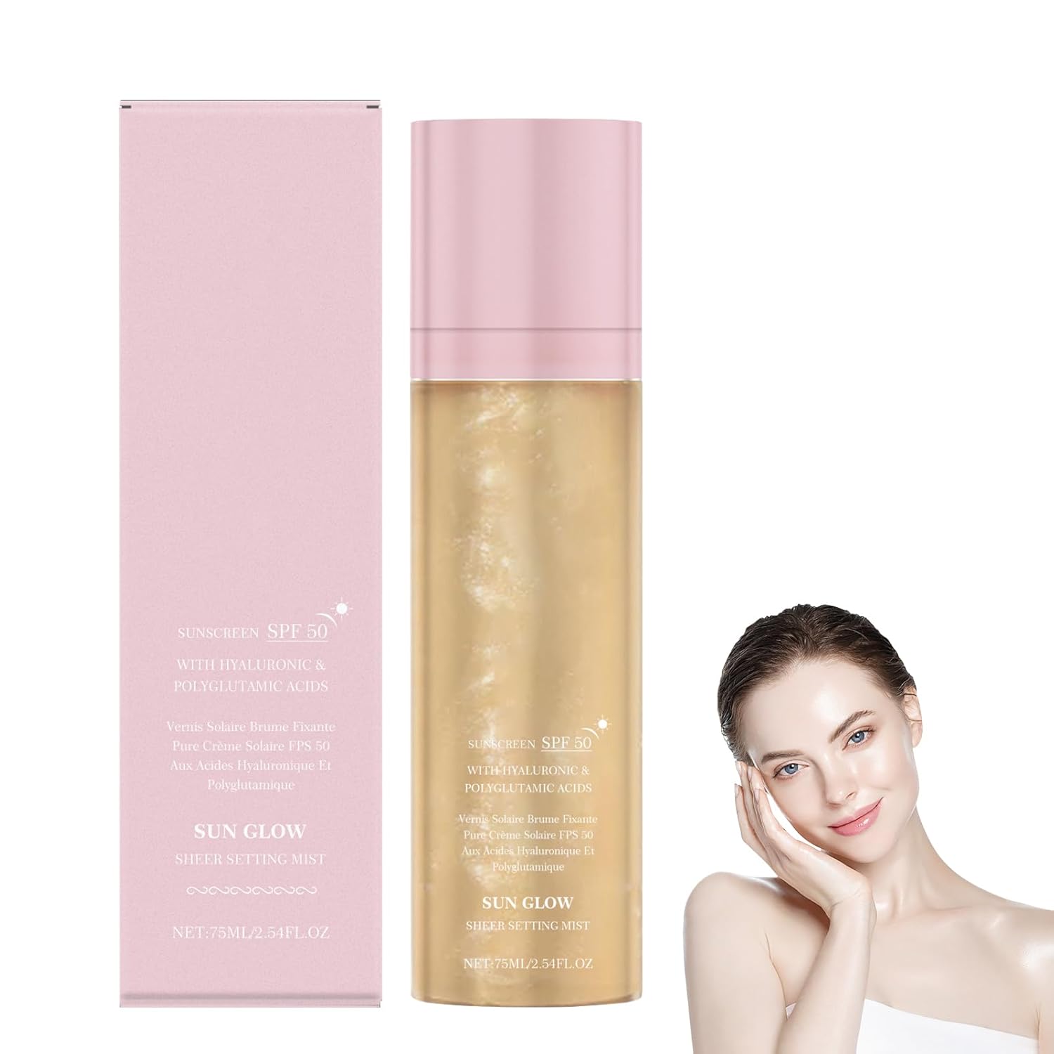 Sunglaze Sheer Setting Mist Sunscreen SPF 50, 3.3 fl. oz. main image 0