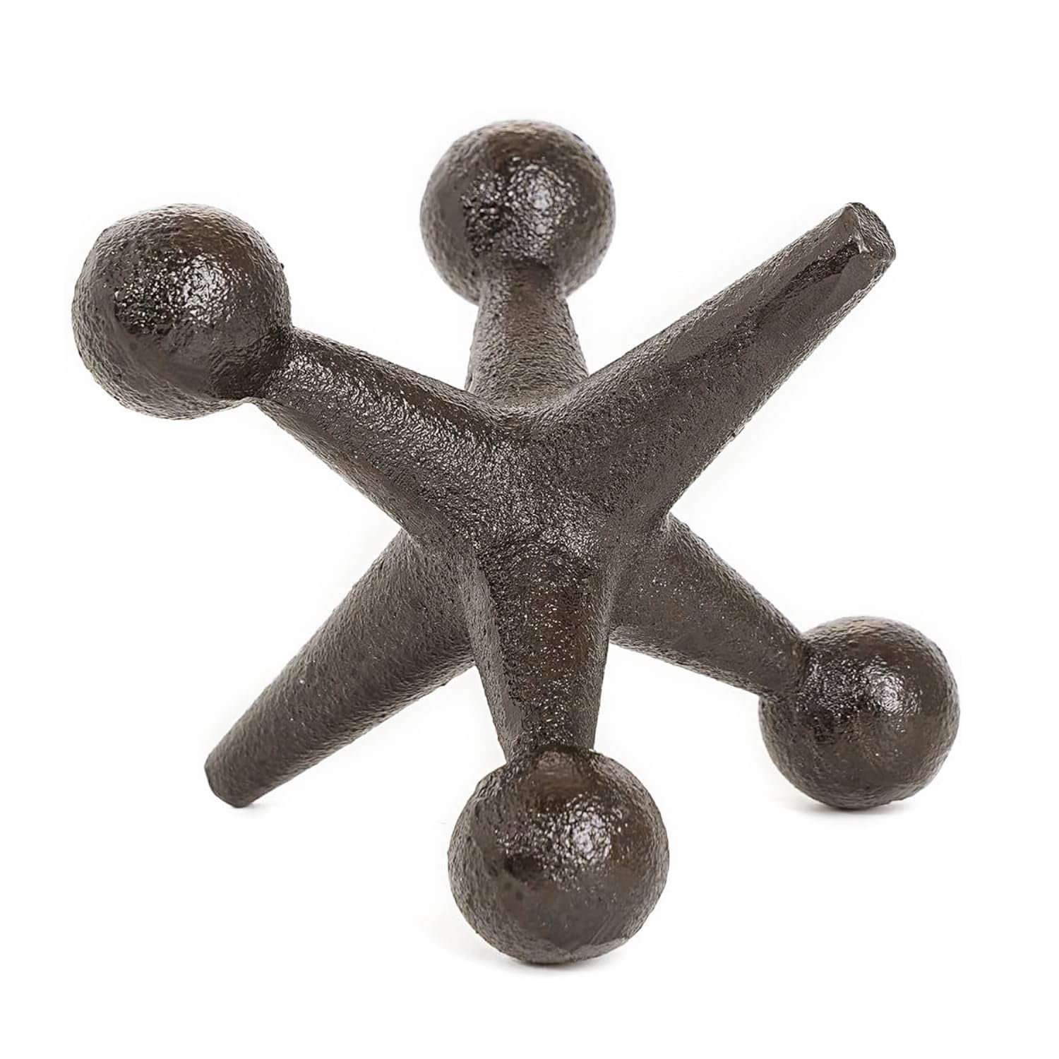 Rustic Jacks Statue Sungmor Cast Iron Decorative Jack Statue, Home Office Accent Figurine ...