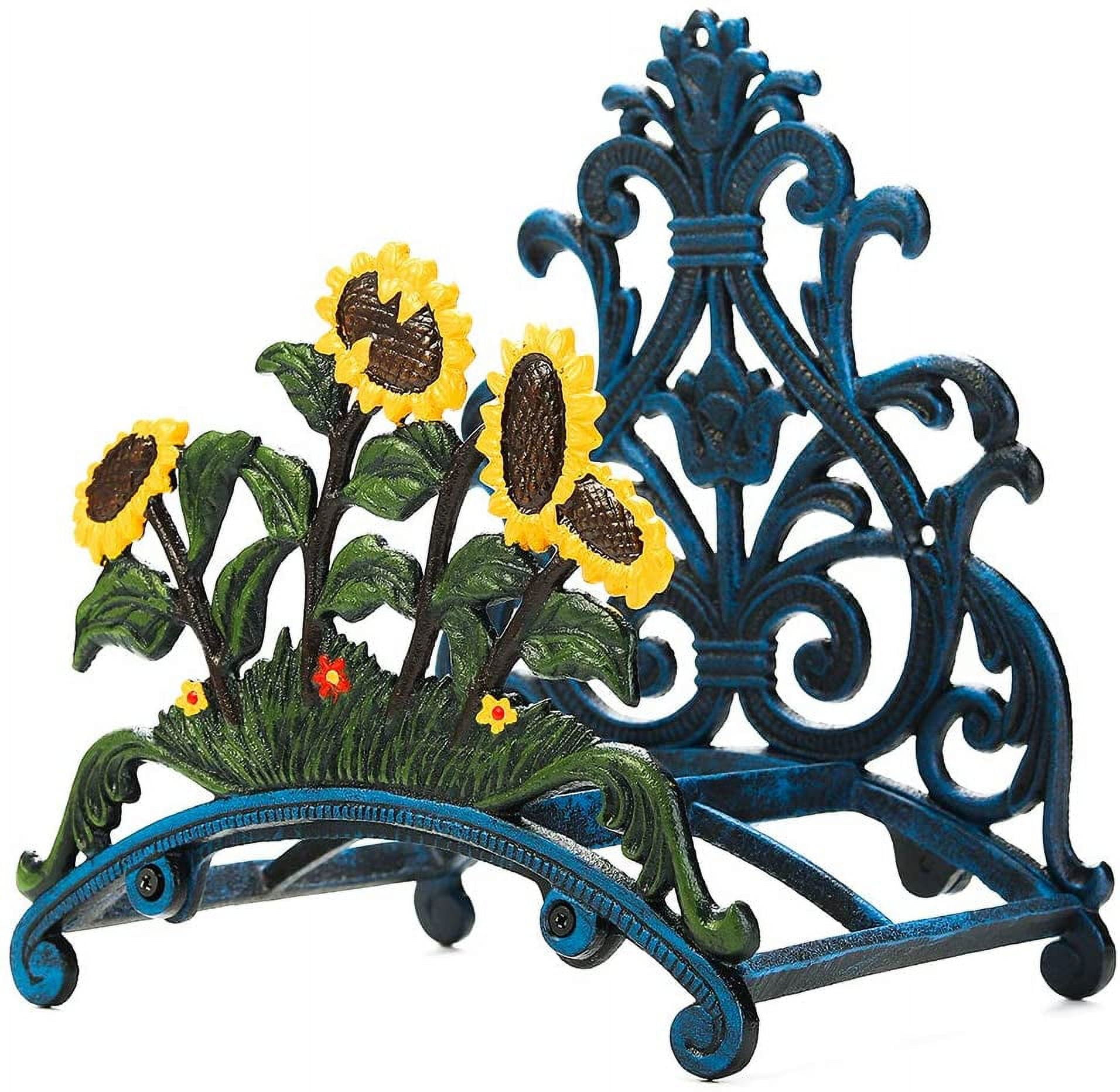 Sungmor Gietijzeren zware tuinslanghouder - decoratieve handgeschilderde kikker wandmontage waterslanghanger - wanddecoratie hangend slangenrek - slanghaspel opslag butler - metalen slangstandaard