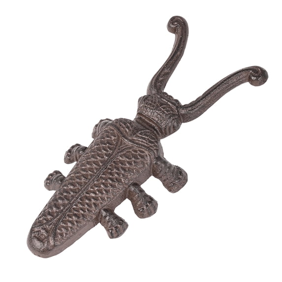 Sungmor Cast Iron Longicorn Boot Jack,Heavy Duty Boot Puller,Vintage Shoe Remover for Garden Boots,Home & Garden Decor Statue