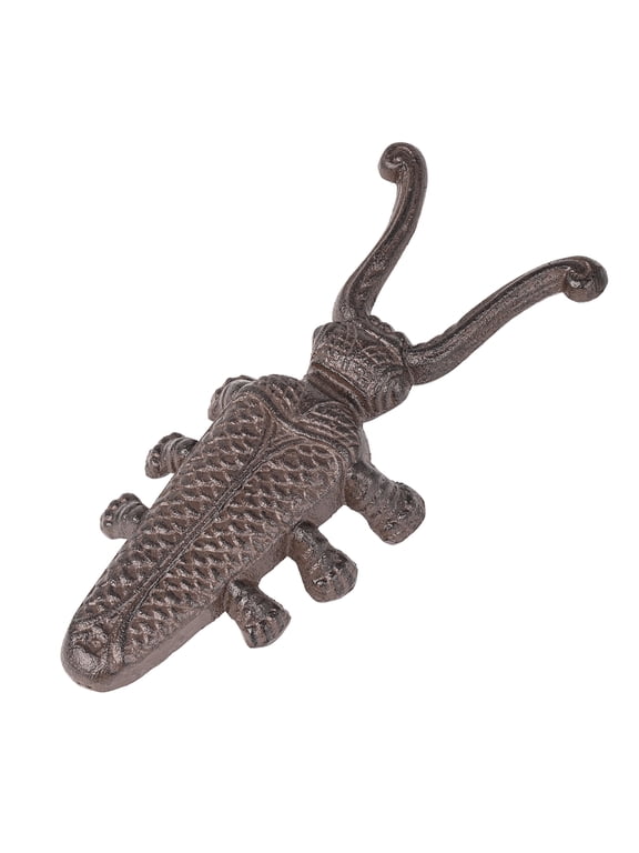Cast Iron Longicorn Boot Jack,Heavy Duty Boot Puller,Vintage Shoe Remover for Garden Boots,Home & Garden Decor Statue