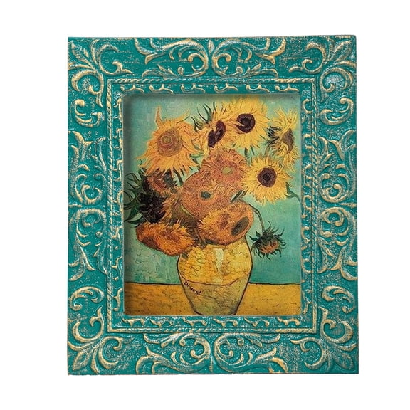 Sungmor Cast Iron Picture Frame 7x8 Inch, Vintage French Style Wall Decor 1 Count