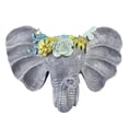 thumbnail image 1 of Sungmor Wall Hanging Elephant Flower Pot, Premium Resin Railing Fence Planter, Gray, 1 Count, 1 of 8