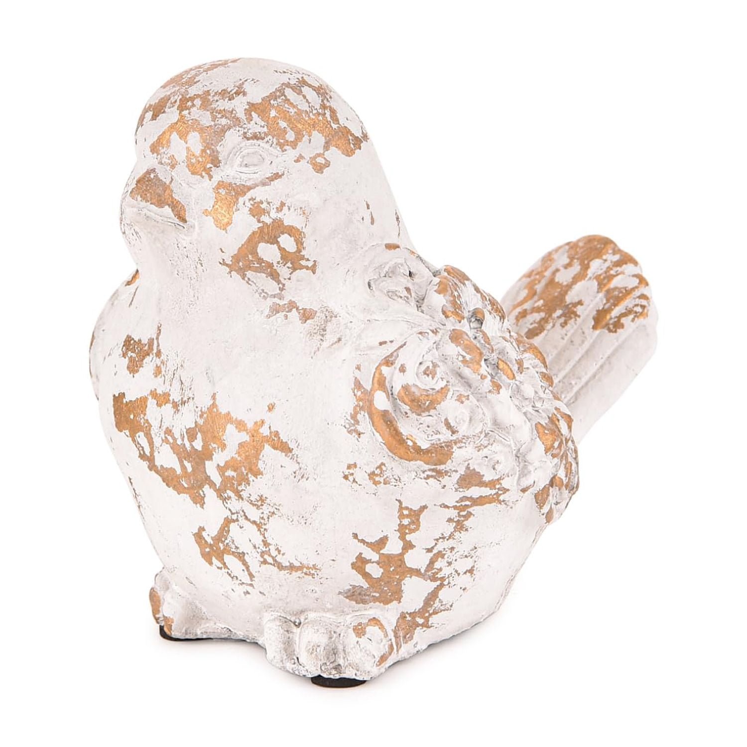 Sungmor Garden Bird Statue Outdoor Figurine, Cement Bird Sculpture for Patio Yard Lawn Ornament, Indoor Outdoor Large Stone Bird Decorations Statue, Funny Animal Sculpture Gardening Gift