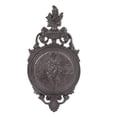 thumbnail image 1 of Sungmor Ornate Cast Iron Wall Art Plaque, Classical Woman Relief in French Country Style, Decorative Wall Sculpture - Vintage Hanging Decor for Home, Garden, or Patio, Rustic Black Finish, 1 of 8