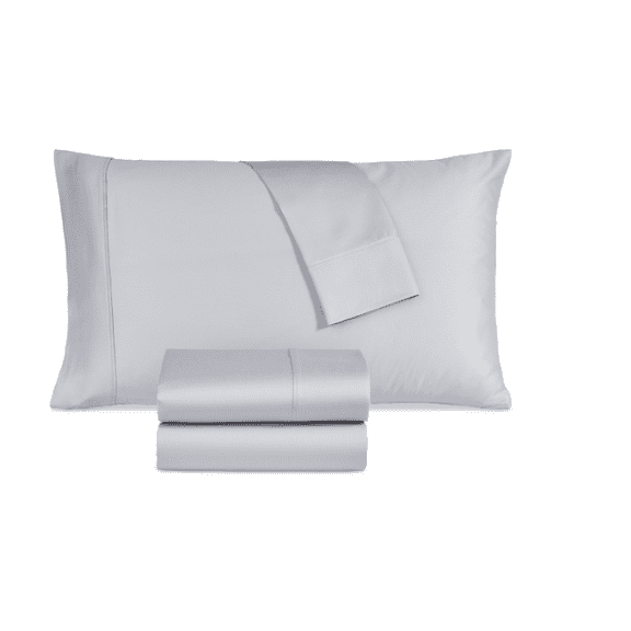 Sunham 800-Thread Count Triblend 4-Pc. Sheet Set, Queen - Gray