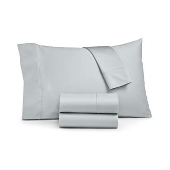 Sunham Ashford Solid 1500 Thread Count 4 Pc. Sheet Set, Full - Dove 734737615656