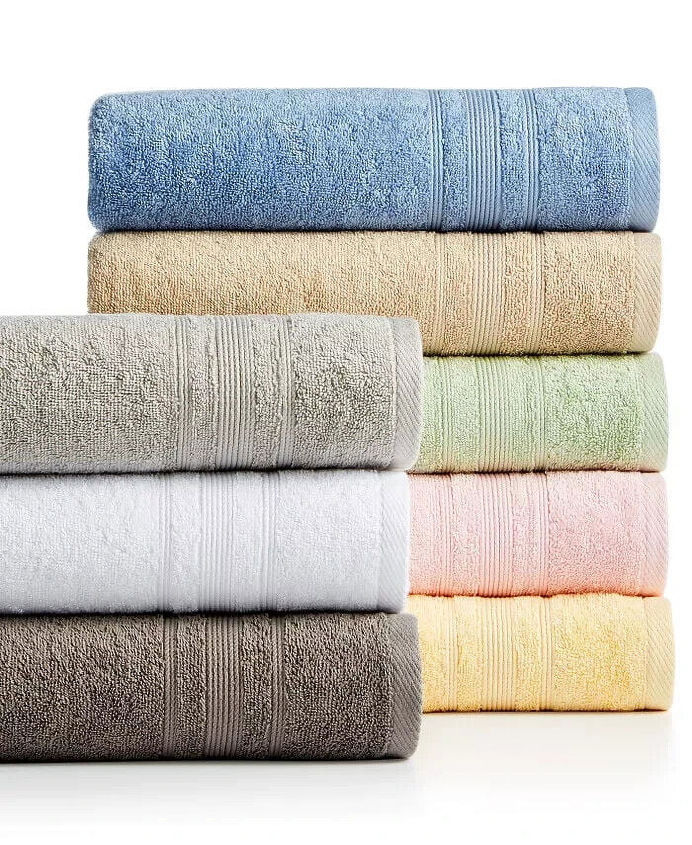 Sunham Home Fashions Cotton Bath Towels Blue Walmart
