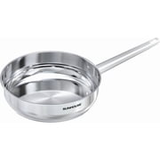 Sunhouse 8 Inch Tri-Ply Stainless Steel Frying Pan, Whole-Clad Skillet with Stay-Cool Handle, Oven Safe to 500 F, Dishwasher Safe, All Cooktop Compatible