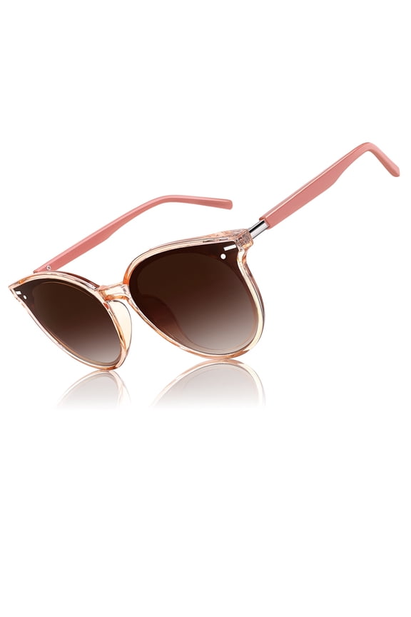 Cat Eye Polarized Sunglasses for Women Fashion Trendy Shades UV400