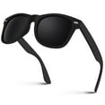 thumbnail image 1 of Sunier Classic Polarized Black Sunglasses for Men Women 80's Retro Shades for Driving Fishing, 1 of 9