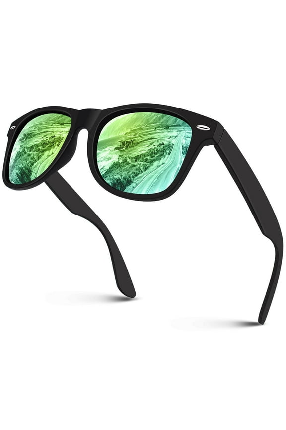 Classic Polarized Sunglasses 80's Retro Women Men Shades for Driving Fishing