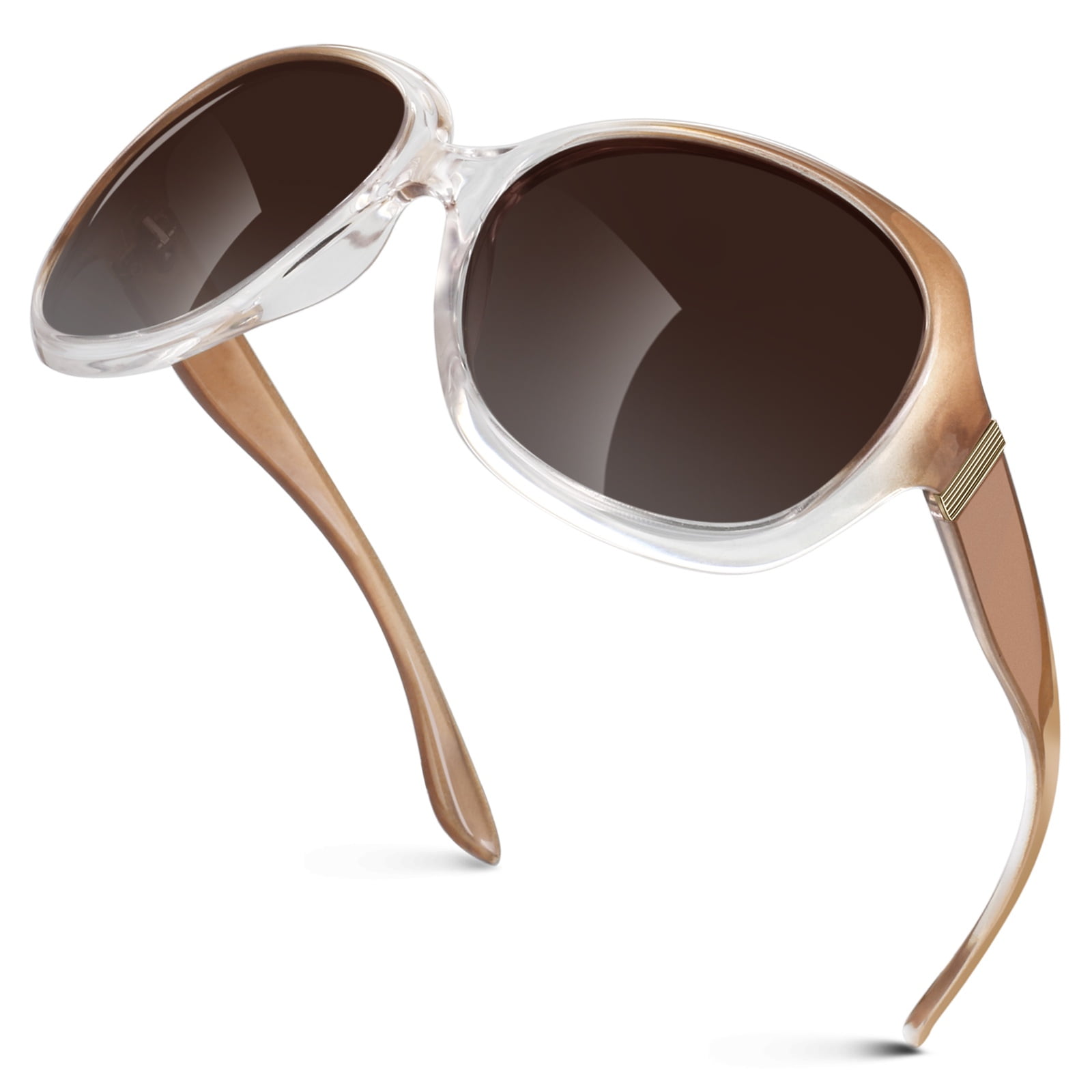 Oversized Polarized Butterfly Sunglasses with UV Protection TINHAO Oversized Square Fit Over Glasses Sunglasses for  main image 2