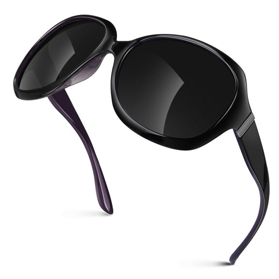 Sunier Oversized Polarized Sunglasses for Women Trendy Butterfly Shades UV Protection