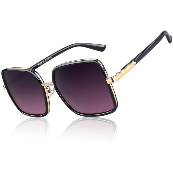 Sunier Oversized Square Polarized Sunglasses for Women Fashion Shades for Women