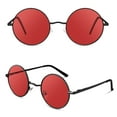 thumbnail image 1 of Sunier Round Sunglasses Retro 70s Polarized Hippie Lennon Metal Frame Men Women, 1 of 10