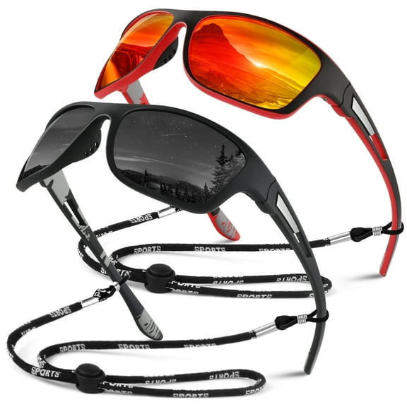 Sunier Sports Polarized Sunglasses for Cycling Driving Fishing 100% UV Protection