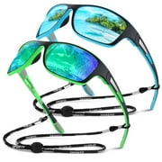 Sunier Sports Polarized Sunglasses for Fishing 100% UV Protection