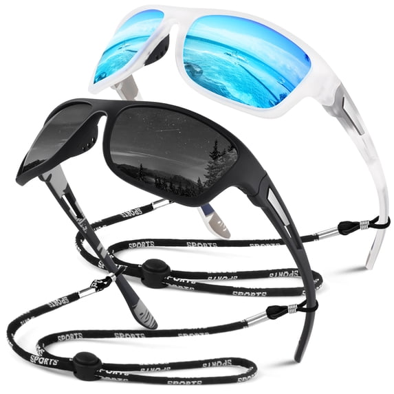 Sunier Sports Polarized Sunglasses for Cycling Driving Fishing 100% UV Protection