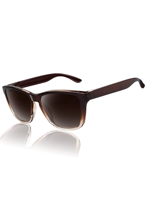 Vintage Polarized Sunglasses Stylish Gradient Frame for Young Women and Men