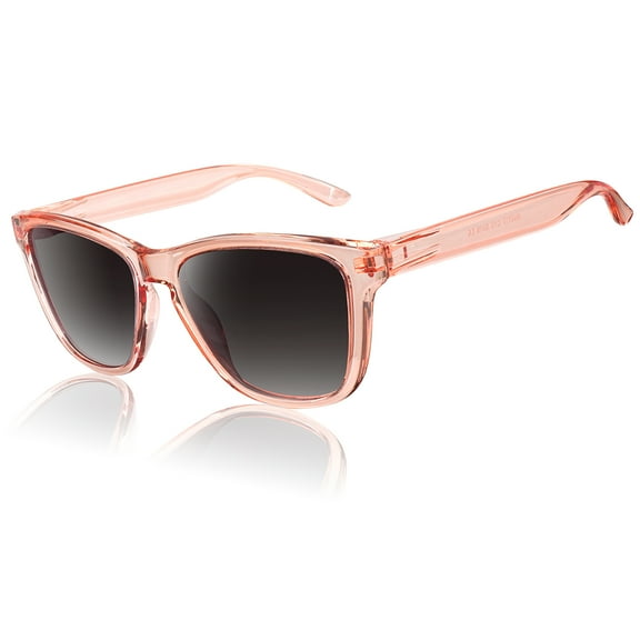 Sunier Vintage Polarized Sunglasses Stylish Gradient Frame for Young Women and Men