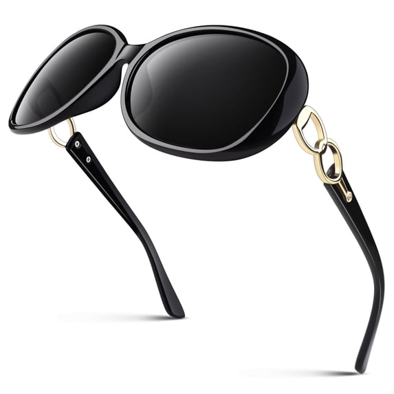 Sunier Women's Oversized Polarized Sunglasses Butterfly Shades for Driving