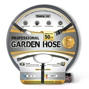 Sunifier Heavy Duty Garden Hose 5/8" x 50 FT, Hybrid Flexible Water Hose,  Kink Free,Lightweight, Leakproof Garden Hose for Outdoor,Backyard, Lawn, Car Wash,Burst 500 PSI