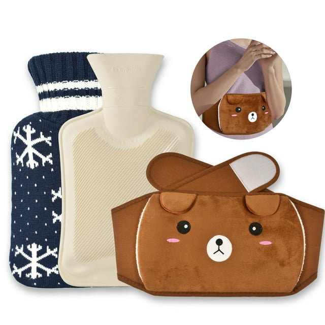 Sunifier Hot Water Bottle Wearable,Hot Water Bottle Rubber Warm Water